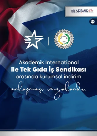 Akademik İnternational Dil Kursu İle Tek Gıda İş Sendikası Arasinda Kurumsal İndirim Anlaşması İmzalandı