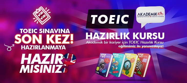 Bursa'nın en nitelikli Toeic kursu